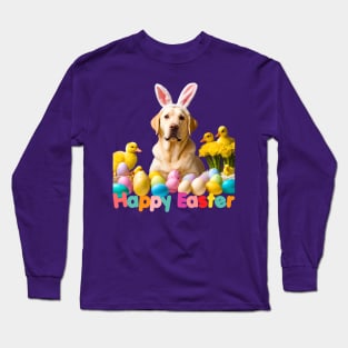 Here Comes the Easter Lab! Long Sleeve T-Shirt